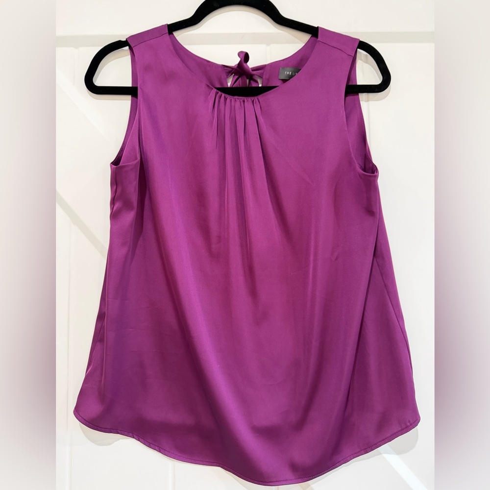 The Limited Vibrant Purple Sleeveless Blouse